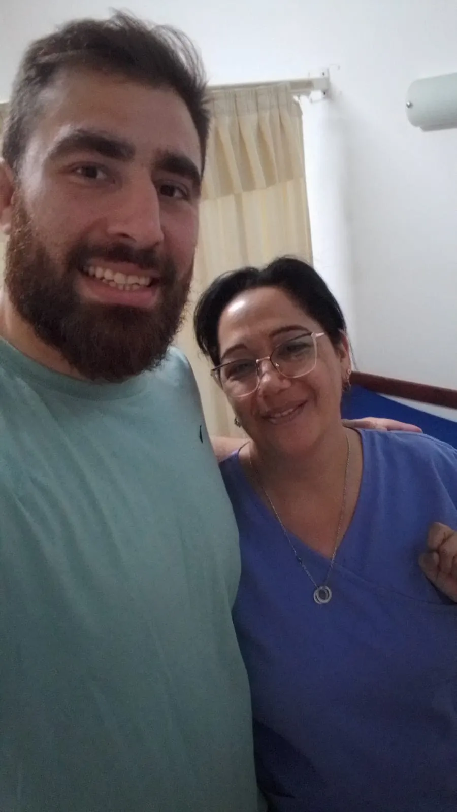 Lolo Bello en Villa María, en medio de su recuperación