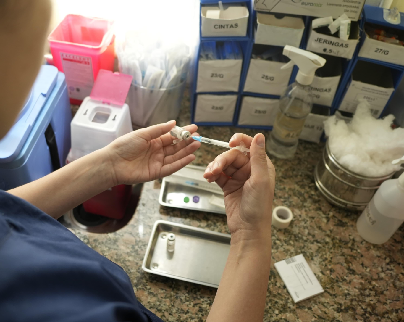 Vacunan contra la gripe en VM, con prioridad de grupos de riesgo